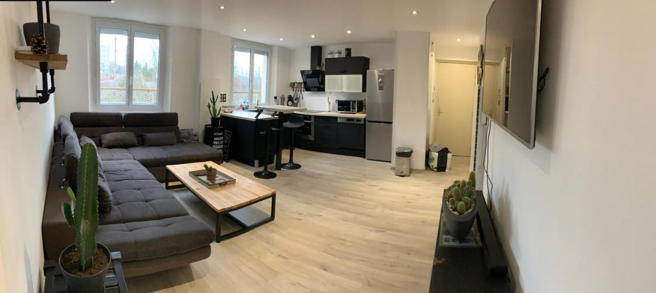 Appartement De Adrien Garage Prive Charleville-Mezieres Bagian luar foto